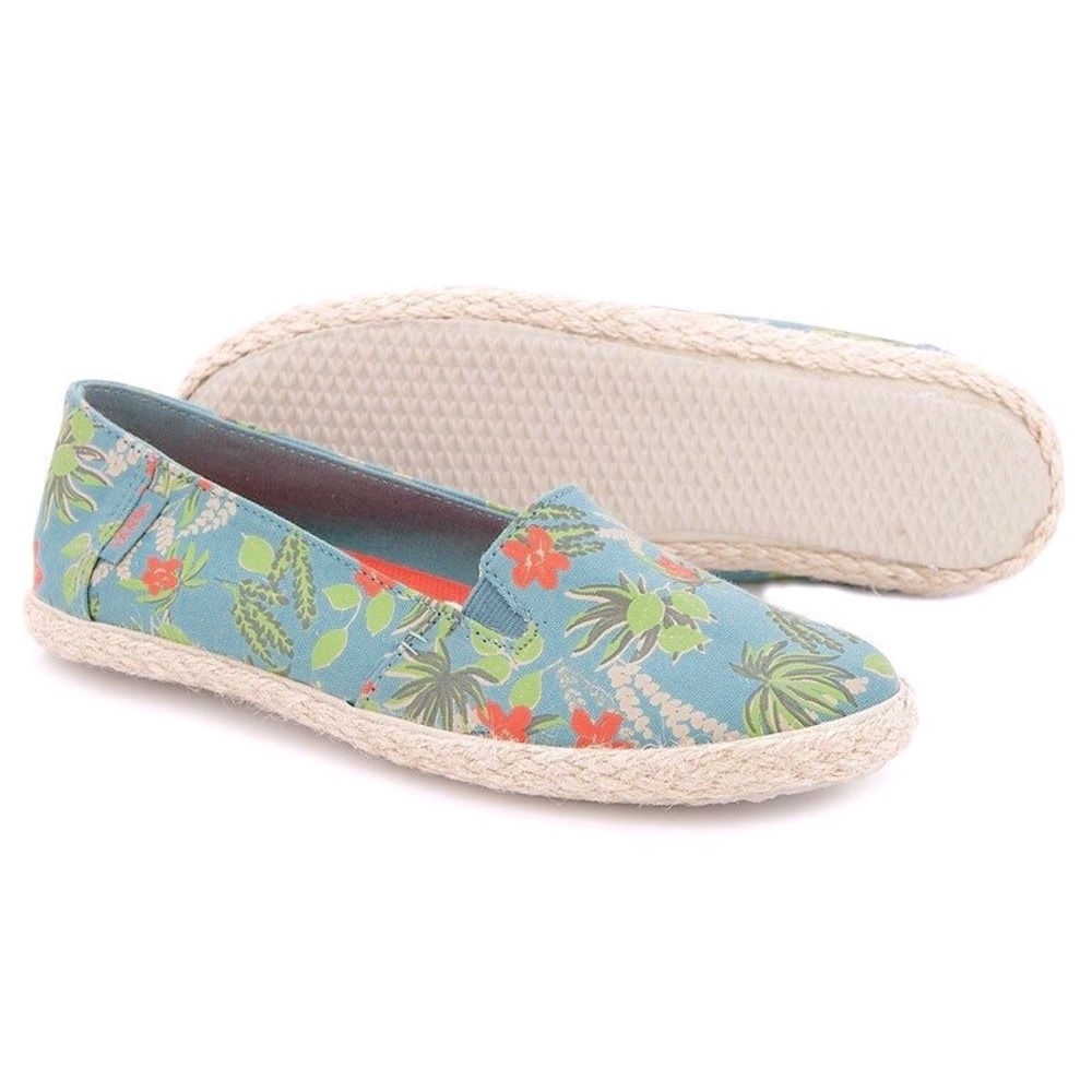 Vans Bixie surf slider espadrilles slide on womens shoe 8.5